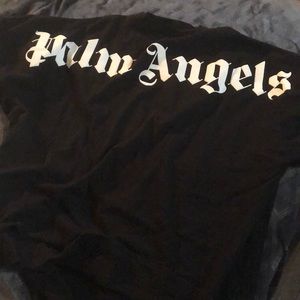Palm Angels oversize T-shirt in black size Large.